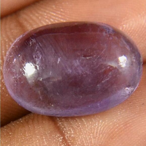 20.40 Carat Natural African Purple Amethyst Oval Cabochon Polished Gemstone - Picture 2 of 3